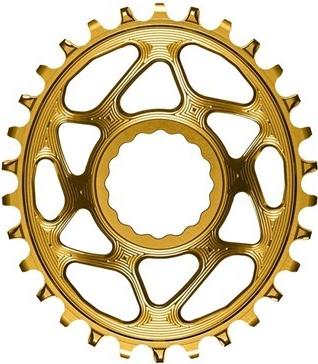 absoluteBlack koronka OVAL Race Face Cinch DM złota 32T