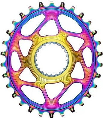 absoluteBlack koronka OVAL Shimano M9100/M8100/M7100 PVD rainbow 36T