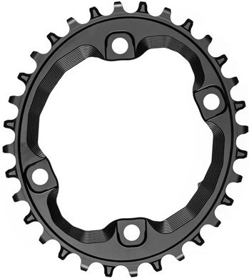 absoluteBlack koronka OVAL SHIMANO XT M8000/MT700 czarna 34T