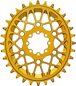 absoluteBlack koronka OVAL SRAM XX/XX SL/X0 DM złota 36T