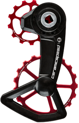 CeramicSpeed wózek OSPW X SRAM AXS XPLR Coated czerwony