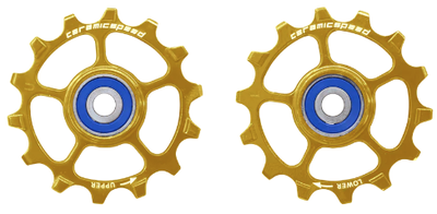 CeramicSpeed kółka przerzutki do SRAM Eagle & Eagle AXS 1-12 Złote
