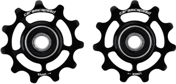 CeramicSpeed kółka przerzutki do Alu Shimano 12rz czarne