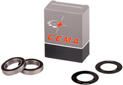 Cema zestaw łożysk do suportu 24-22mm & 24mm stal nierdzewna