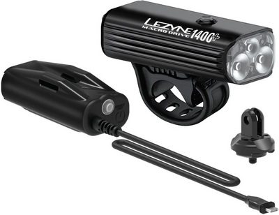 Lezyne lampka Macro Drive 1400lm przód czarna