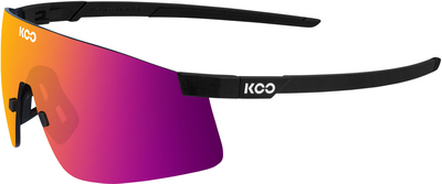 KOO okulary sportowe Nova Black Matt / Fuchsia