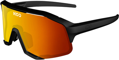 KOO okulary sportowe Demos Black Matt / Red