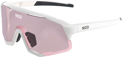 KOO okulary sportowe Demos White / Pink Photochromic