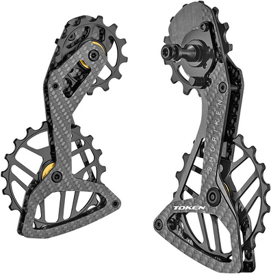 Token wózek przerzutki Shuriken (Dura-Ace, Ultegra 12rz) czarny