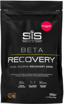 SiS napój Beta Fuel Recovery Powder 500g truskawka