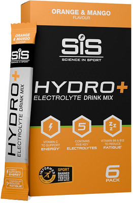 SiS elektrolity Hydro+ Powder pomarańcza-mango 6x4.3g