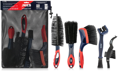 Joe's No Flats zestaw szczotek Premium Bike Cleaning Brush Set