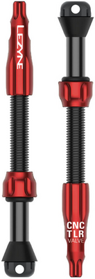 Lezyne wentyle Tubeless CNC Valve PRO 60mm czerwone