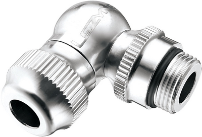 Lezyne końcówka Slip Chuck srebrna