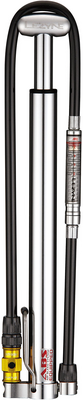 Lezyne pompka ręczna Micro Floor Drive HPG ABS 160psi srebrna + manometr