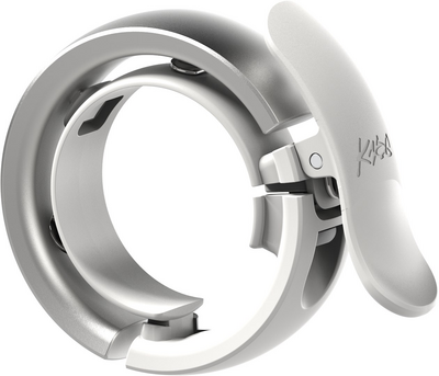 Knog dzwonek rowerowy Oi Prima duży szary