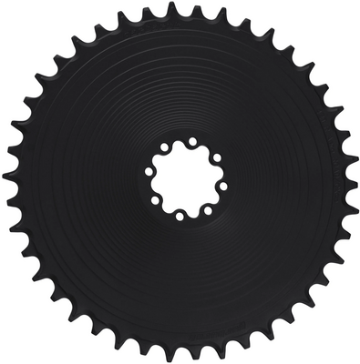 Garbaruk koronka ovalna Matte Black Aero Sram 8-bolt 46T czarna