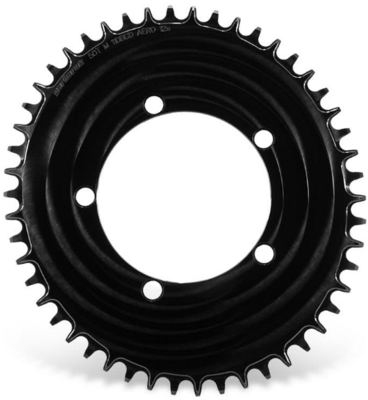 Garbaruk koronka ovalna Aero 110 BCD 46T czarna
