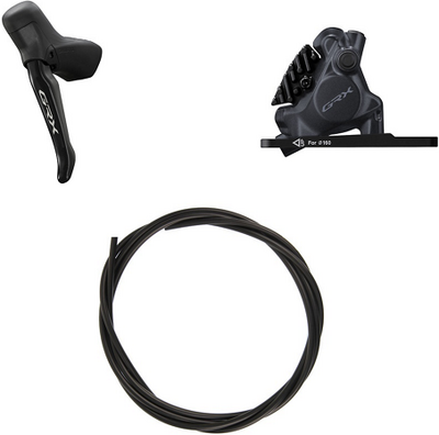 Shimano zestaw GRX BL-RS717/BR-RX410 Di2 L05A-RF przód 1000mm