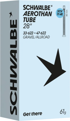 Schwalbe dętka Aerothane SCV17-AE 33-47x700 80mm