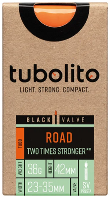 Tubolito dętka Tubo Road 23/35x700 SV42 czarna