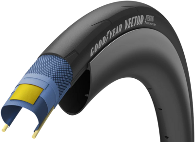 Goodyear opona Vector 4Seasons TLR 28x700 czarna