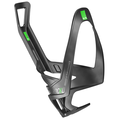 Elite koszyk Rocko Carbon czarno-zielony matowy