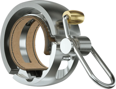 Knog dzwonek rowerowy Oi Luxe mały srebrny