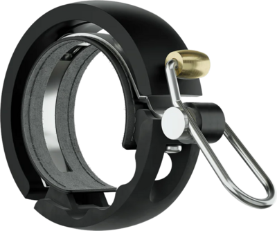 Knog dzwonek rowerowy Oi Luxe duży czarny