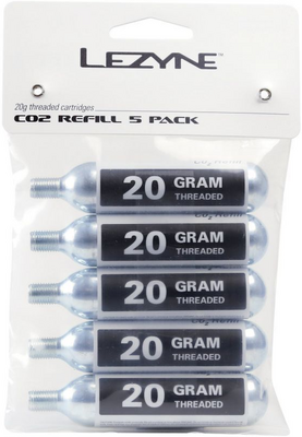 Lezyne nabój CO2 THREADED 20g 5szt