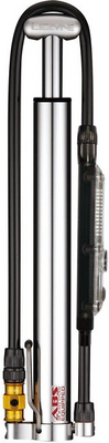 Lezyne pompka podłogowa CNC Micro Floor Drive Digital HVG srebrna