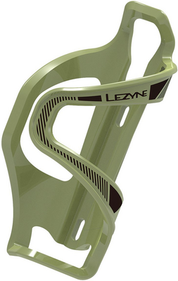 Lezyne koszyk na bidon FLOW CAGE SL-L ENHANCED lewy ciemno zielony