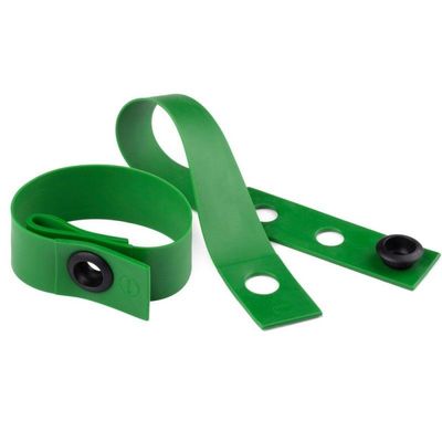 Cycloc Wrap pasek sylikonowy na nogawkę zielony