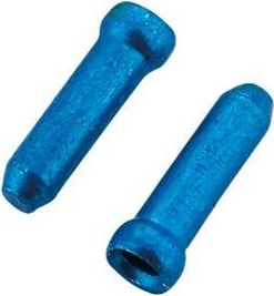 Jagwire końcówki linki niebieskie 1.8mm 10szt