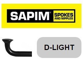 Sapim szprycha D-Light Black 268mm 4szt
