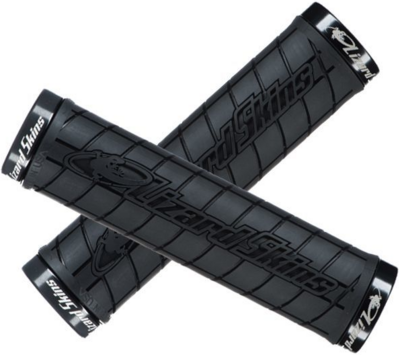 Lizard Skins chwyty LOGO LOCK-ON czarne 130mm