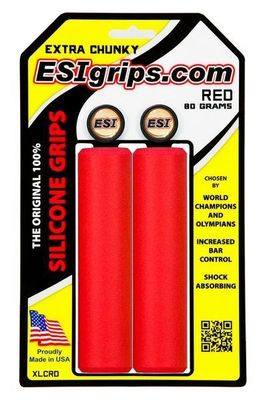 Esi Grips chwyty Extra Chunky czerwone