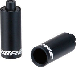 Jagwire końcówka pancerza przerzerzutki Hooded czarna 4mm/2szt