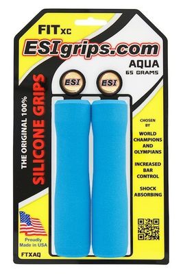 Esi Grips chwyty Fit XC Aqua - błękitne