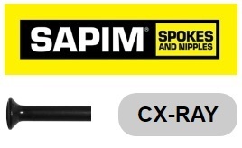 Sapim szprycha CX-Ray Black 302mm Straightpull