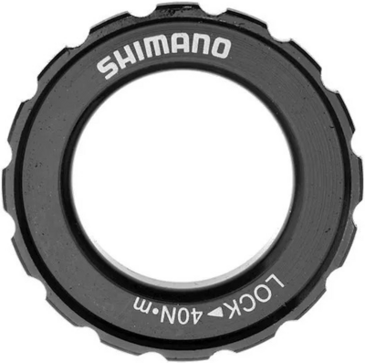 Shimano nakrętka i podkładka tarczy Center Lock Deore XT, SLX 15/20mm (alu)