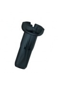 Sapim nypel Polyax alu Secure Lock czarny 2mm | 14mm 10szt