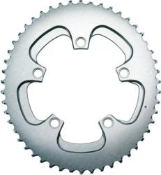 absoluteBlack koronka OVAL 110/4BCD Silver Series napęd 2X szara 34T