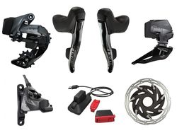 Sram zestaw Force AXS HRD 2x12rz Flat Mount CenterLock
