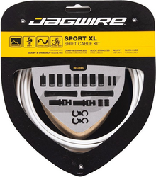 Jagwire zestaw przerzutkowy Sport XL Shift biały