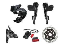 Sram zestaw Force AXS HRD 1x12rz Flat Mount CenterLock