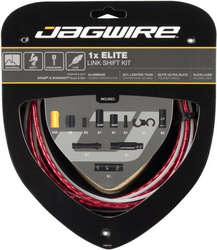 Jagwire zestaw przerzutkowy Road Elite Link 1x Shift czerwony