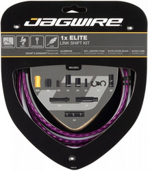 Jagwire zestaw przerzutkowy Road Elite Link 1x Shift fioletowy