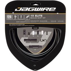 Jagwire zestaw przerzutkowy Elite Sealed 1X czarny stealth