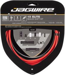 Jagwire zestaw przerzutkowy Elite Sealed 1X czerwony